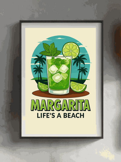 Margarita Cocktail Wall Art